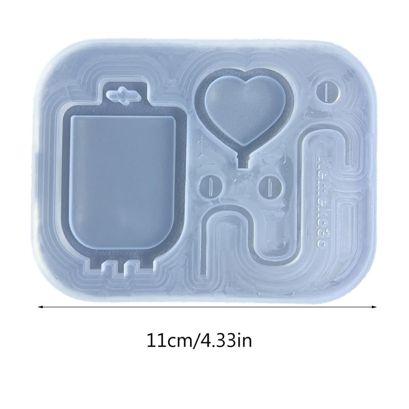 Nurse Theme Silicone Mold Crystal Epoxy Shaker Filler Silicone Molds Resin Fillings Mould Quicksand Resin Mold