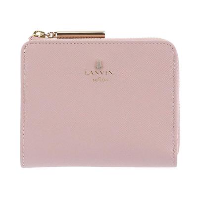 Lanvin en Bleu Luxembourg Bifold Pale Größe 31 Geldbörse, Damen, 480453, Rosa,