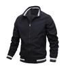 Casual Jacket Men 'S Spring And Autumn Sport Solid Color Jacket Men