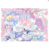 Sanrio Family Cute Cartoon Anime Printed Tapestry Kawaii Bedroom Living Room Background Wall Decoration Dormitory Apartment