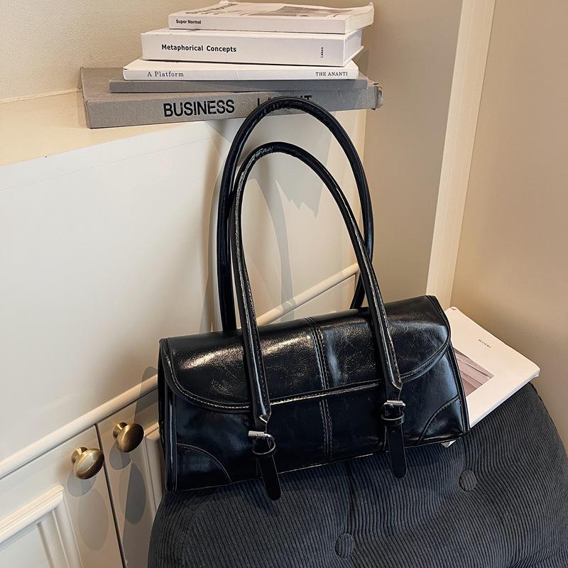 2025 New Autumn/Winter Luxury Leather Women's Underarm & Crossbody Tote Bag