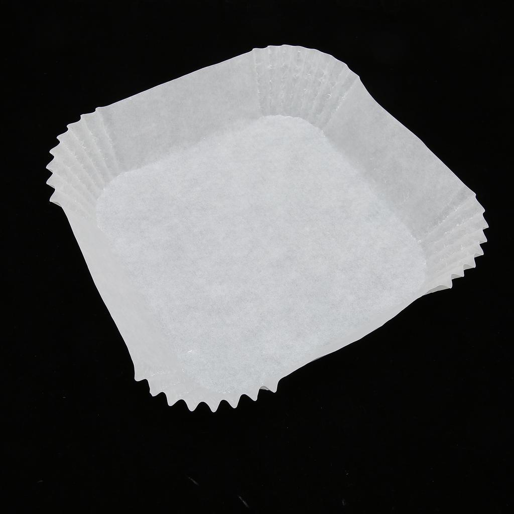 100Pcs Fryer Disposable Non Stick Paper Liner Oil Proof Waterproof Fryer Oil Paper for Microwave Frying Pan