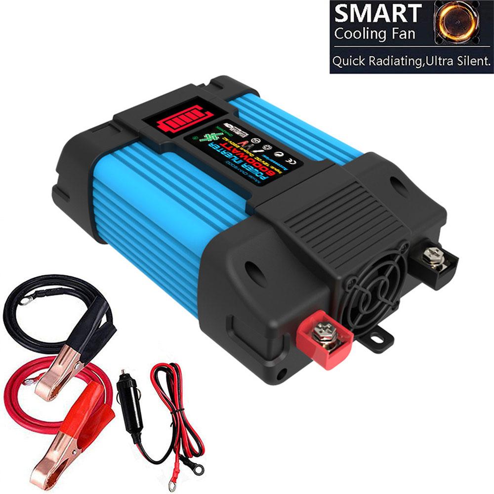 Peak Power 6000W Car Invertor Universal 500W DC 12v To 220V Vehicle-mounted Household Converter Power Inverter