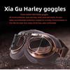 Vintage Style Riding Goggles With Pc Frame And Colored Lens For Motorcycle Enthusiasts