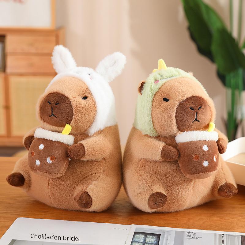 Capybara Transformable Multiple Decorations Plush Toy Doll Pillow Children Gift