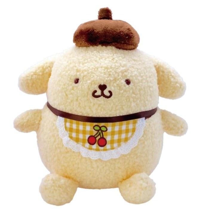 Nakajima Corporation Pom Pom Purin Cherry Check Plush S 208323-25 (H23xW21xD20cm)