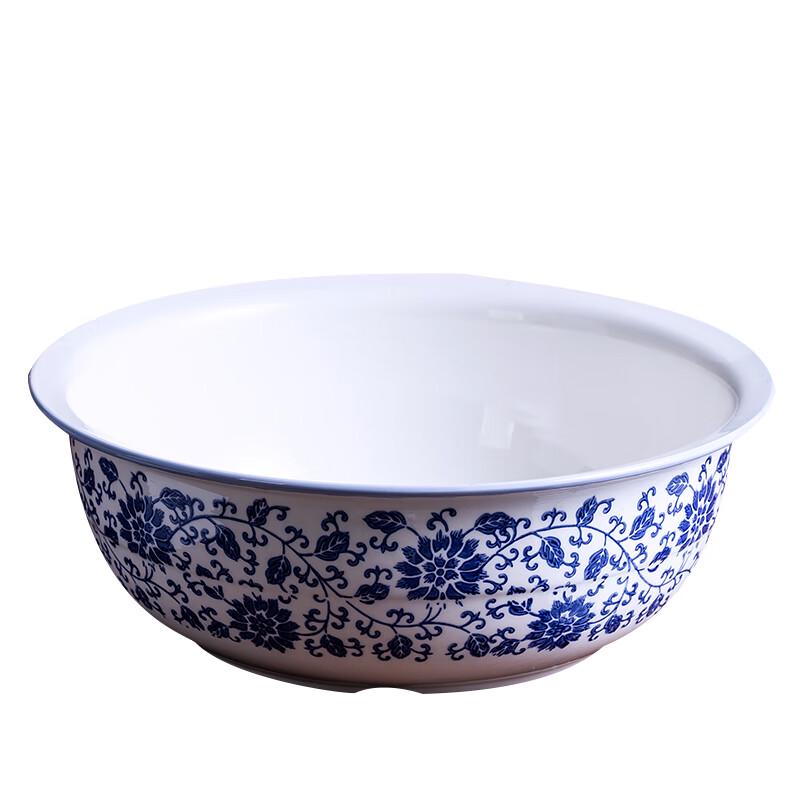 Naijiang Traditional Blue & White Ceramic Kitchen Basin