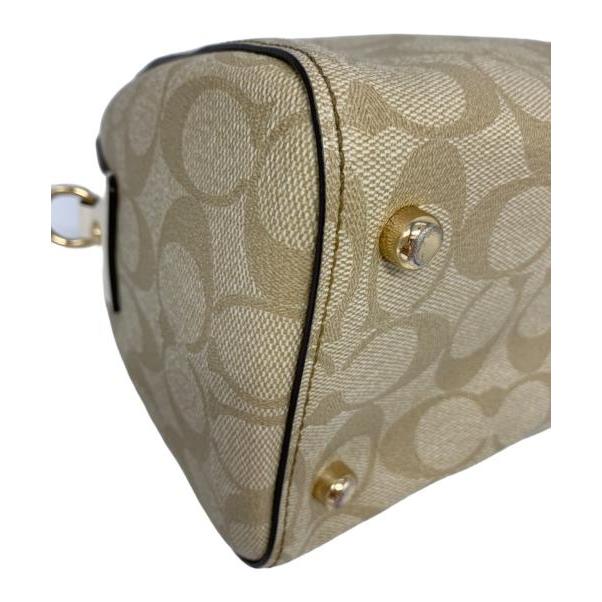 Used COACH Rowan Satchel Signature Canvas 2-Way Bag
