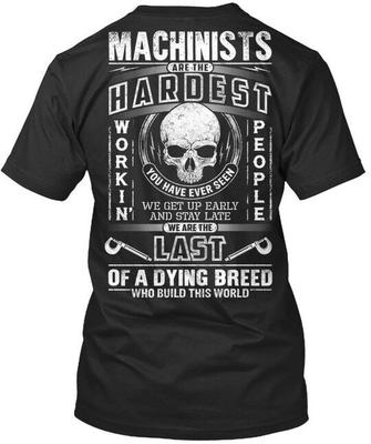 Sarkastischer Maschinist Premium Premium T-Shirt Hergestellt in den USA Größe S bis 5XL
