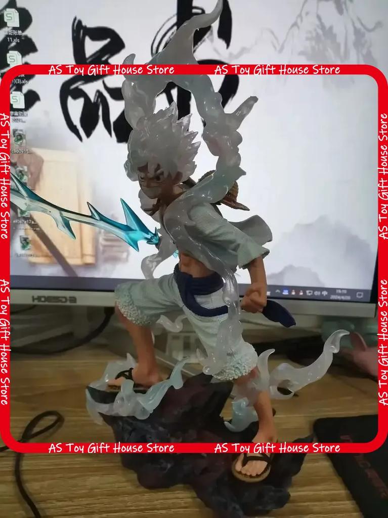 Action Figure  New One Piece Nika Luffy 5Th Gear Resonance Anime Collectible Toy Model For Home Desktop Display Decoration