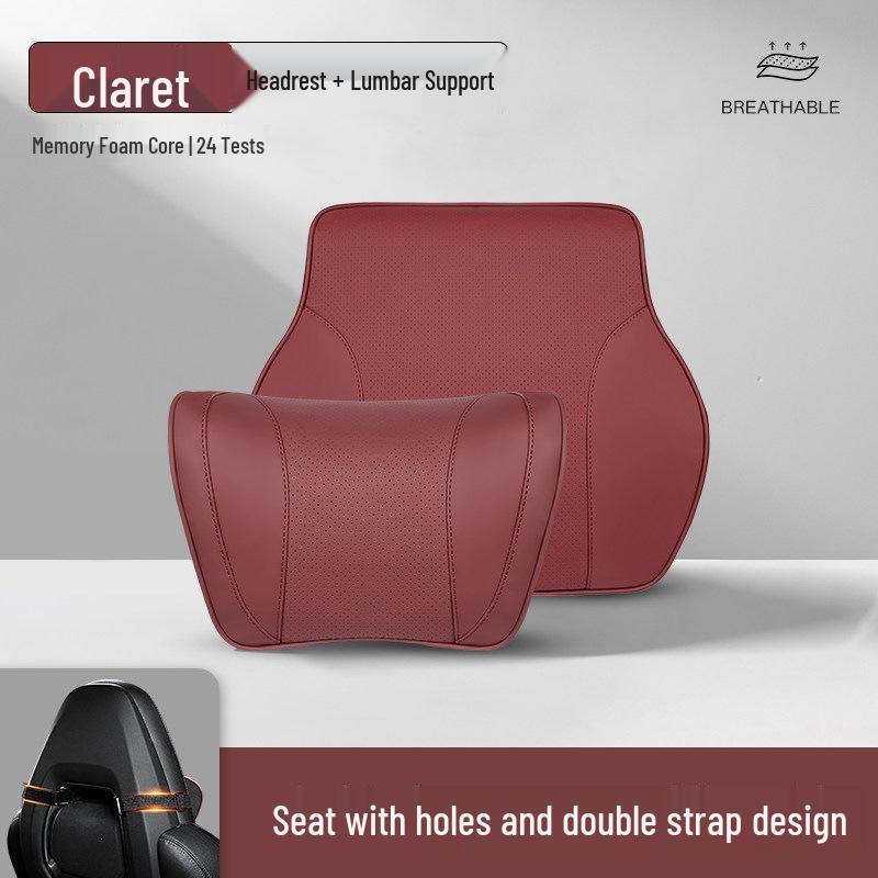 Zeekr 001 Headrest & Neck Pillow: Dedicated Car Seat Lumbar Support - Geek Car Accessory