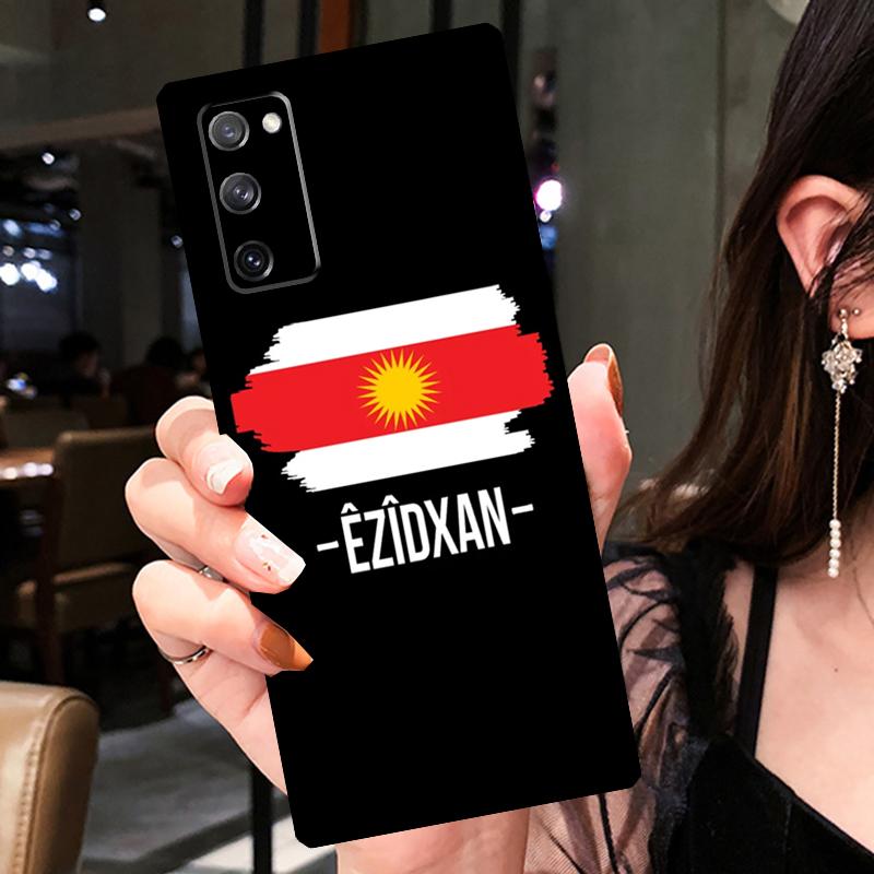 Yazidis Flag Phone Case For Samsung Galaxy S22 Ultra S20 S21 FE Note 20 Note 10 S8 S9 S10 Plus Cover