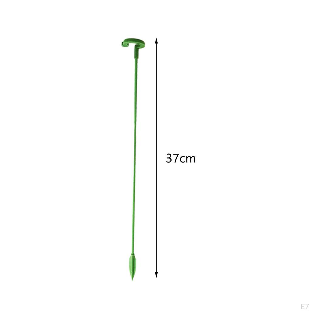 10 Pieces Floral Shaped Support Rod Plant Sticks Reusable Potted Climbing Gardening