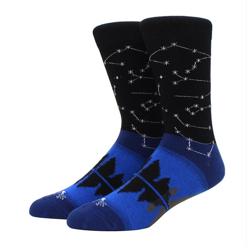 Large Size New Happy Funny Couple Trendy Socks Funny Personalized  Cartoon Jacquard Long tube cotton socks