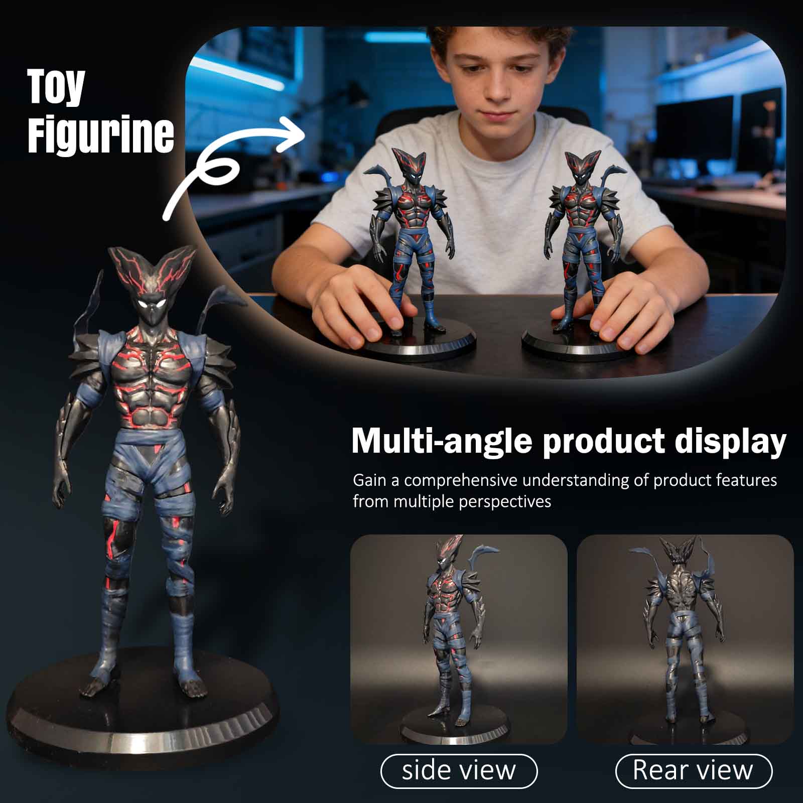 

Universal Inch Cartoon Figurine, Suitable For Home Décor, Car Dashboard Decoration, Cute Collectibles, Or Gaming Character Statues. Available One Size