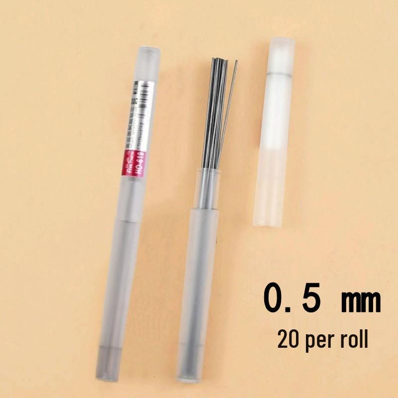 100 Tubes Free Shipping: 619 Lead Core 0.5/0.7mm Automatic Mechanical Pencil Resin 2B Lead for Exams