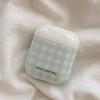 Korean Blue Plaid AirpodsPro1 Earphone Case for Apple 1/1/1/1st Generation Wireless Bluetooth Case