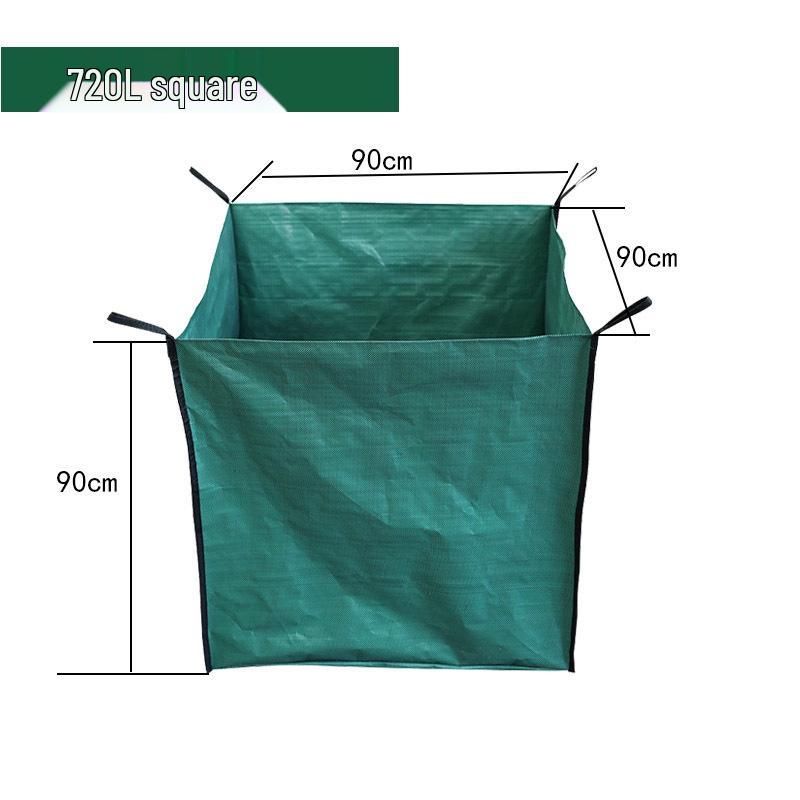 Thickened Large Capacity Square Compost and Leaf Waste Storage Bag