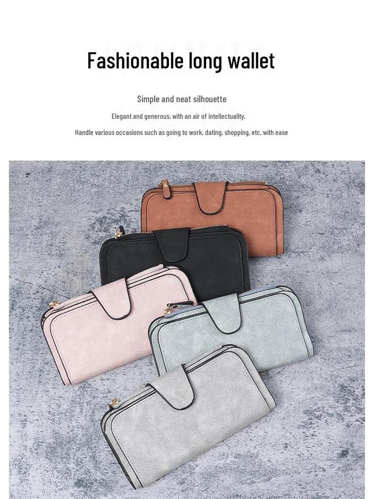 Multicolor Snap Closure Women's Wallet: Coin Purse & Phone Bag with Card Slots