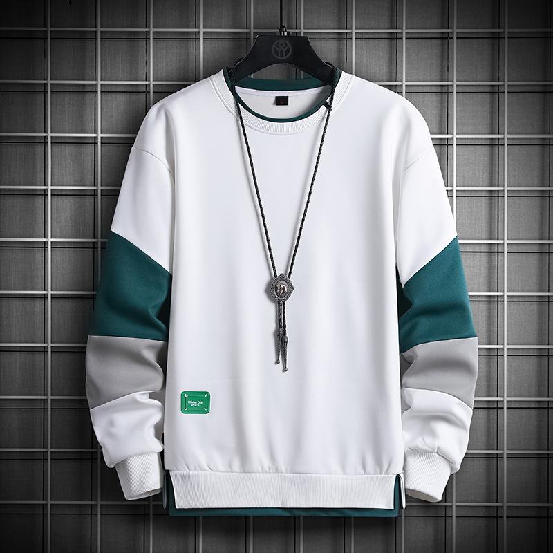 Sweatshirt Men's Casual Autumn New Korean Version Ins Trend Long-sleeved Sweatshirt Bottoming Shirt for Young Plus Size Men