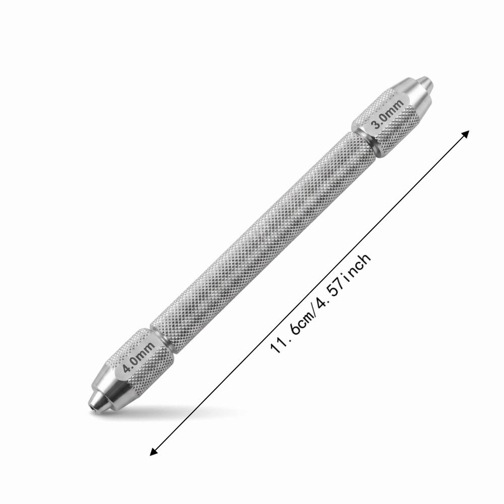Steel Dual Head Chrome Steel Watch Winding Chuck Watch Internal Component Maintenance
