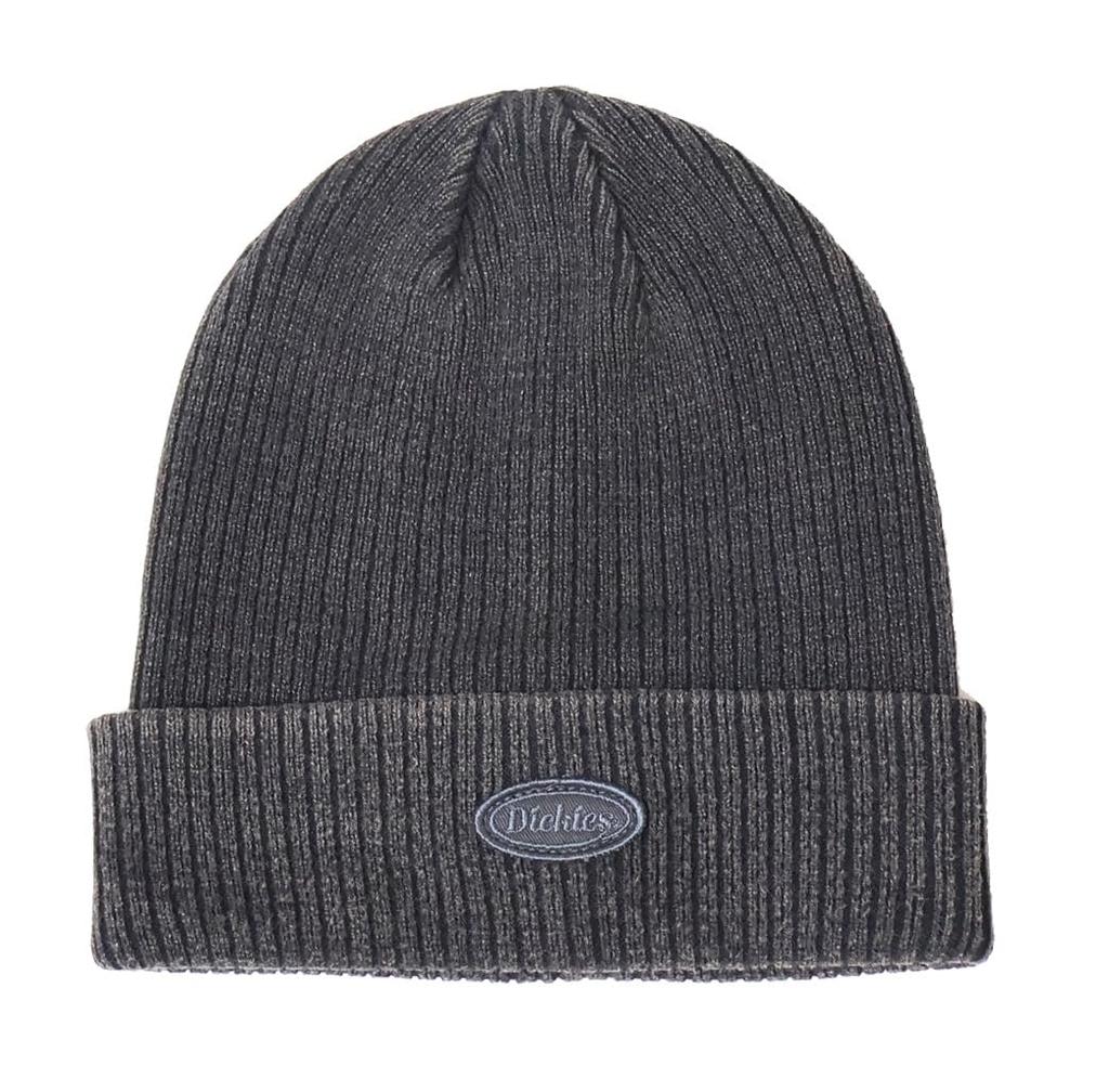 Dickies Pigmented Knit Cap, Cuff Knit Beanie, 81277800 (JP, Alphabet, Free Size, 80: Black)