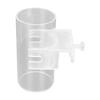 Aquarium Fish Food Feeder Tube Transparent Acrylic Adjustable Fish Feeding Floating Food Dish