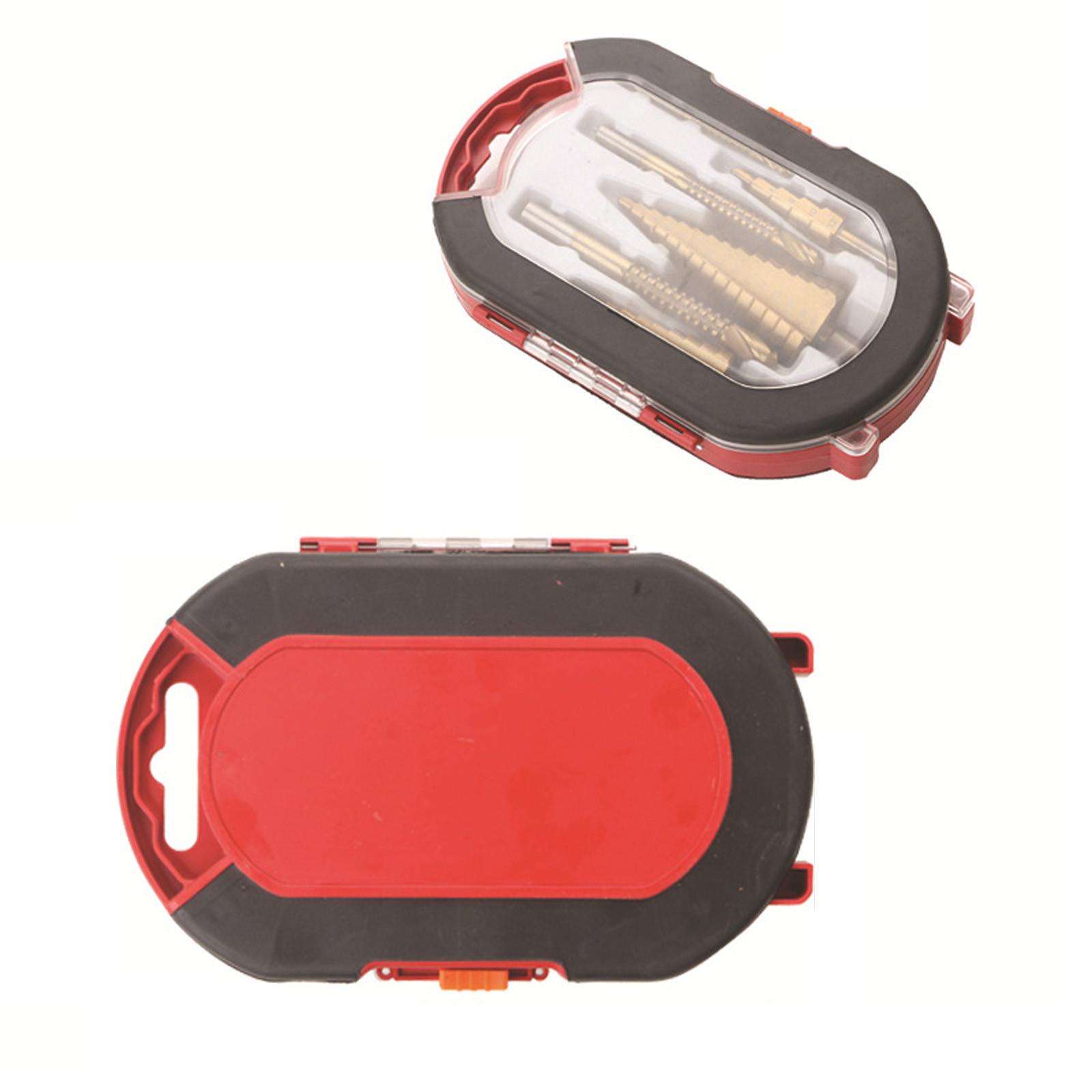 

Набор из 6 предметов для развертывания Pagoda 4–12 4–20 4–32 мм Ступенчатое сверло с треугольной ручкой One Size красный