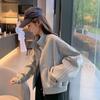 Women's Slim Fit Baseball Jacket: Spring/Autumn 2025 - Casual, Versatile, Loose-Fit Cardigan Top