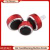 3Pcs/set Aluminum Alloy Car Air Condition Knob AC Button Knob for Nissan TIIDA NV200 LIVINA 04-10 Geniss Sylphy 2012