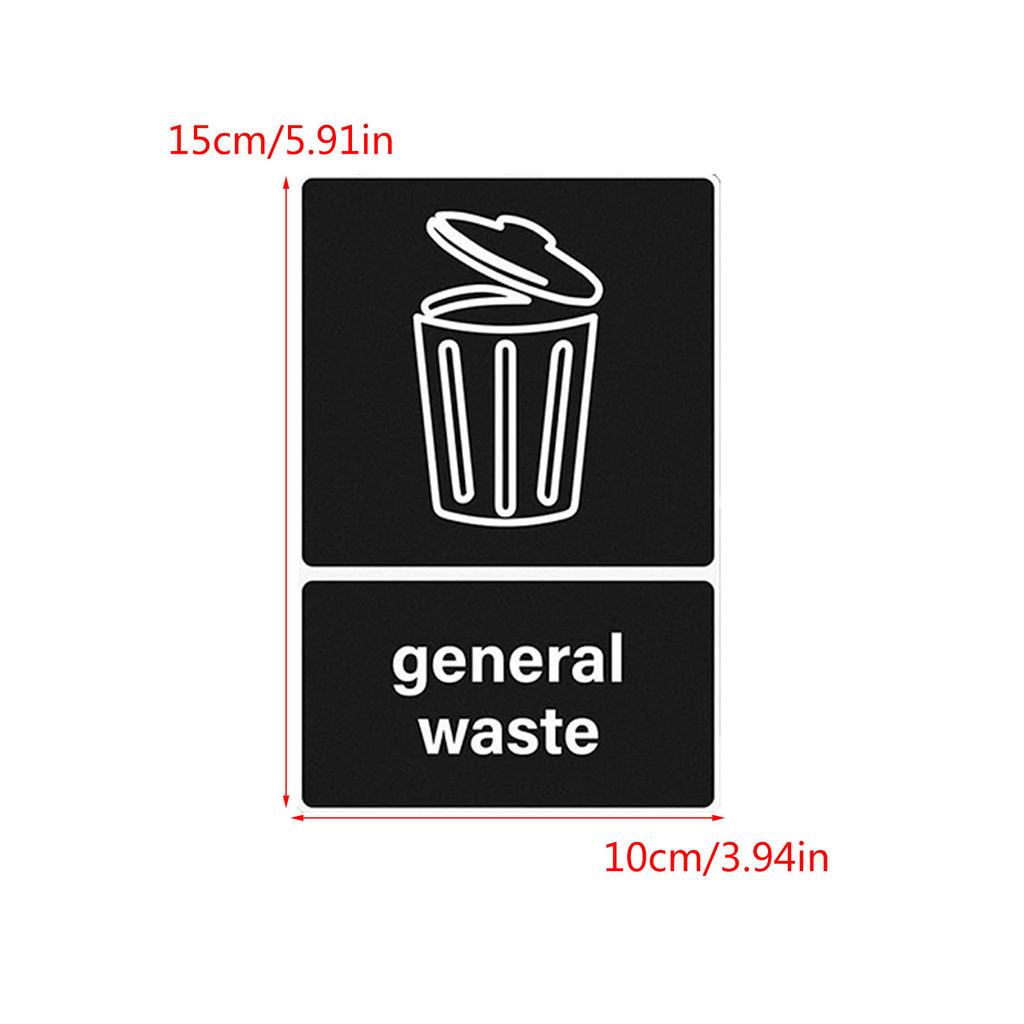 Nálepky se symbolem recyklace šetrné k životnímu prostředí na plechovky 10 ks Nálepka s recyklovanými logy pro organizaci domova a kanceláře