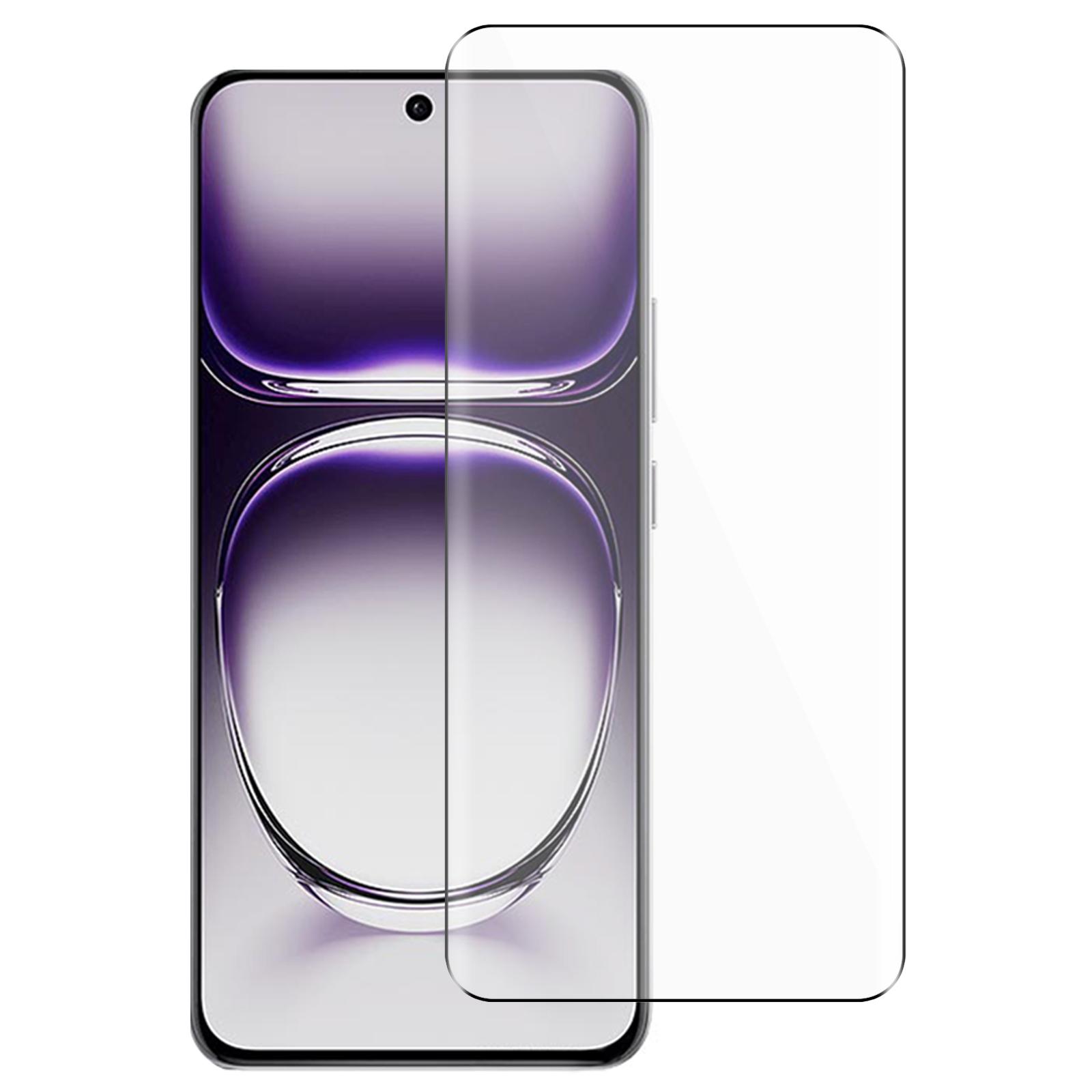 

Для Oppo Reno12 Pro 5G (Глобальний) Захисна плівка 3D Високоалюмінієво-силікатне скло Шовкографія Чорна кромка Type A