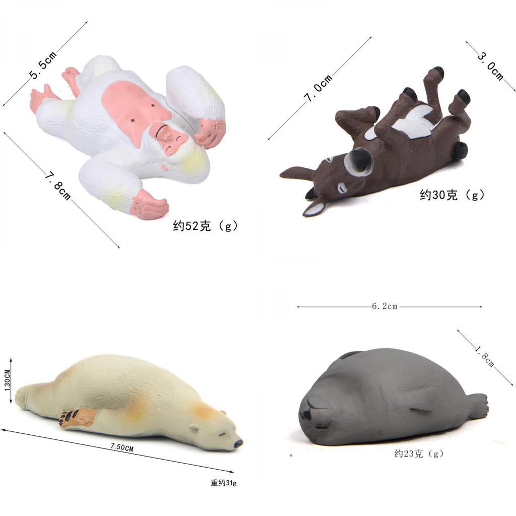 Animal Magnet Refrigerator Sticker Set With Resin Material For Kids And Gifting