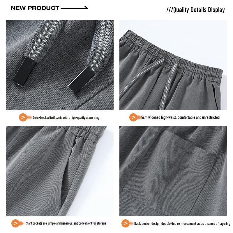 Warrior Men's Drape Wide-Leg Casual Pants