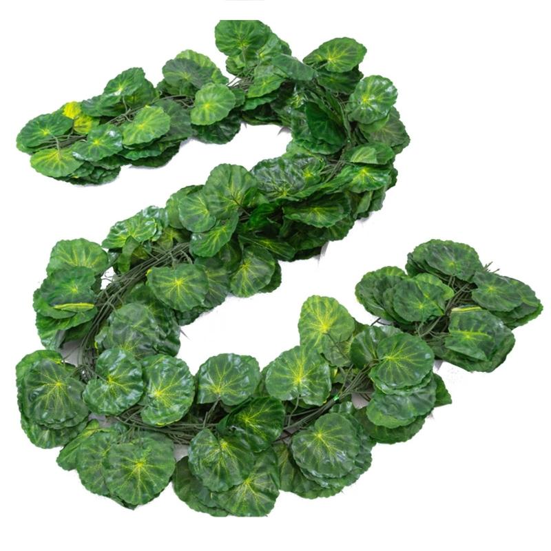Silk Artificial Ivy Rattan Leaf Garland Plant Vine Home Wedding Bathroom Decoration Garden Festival Party Decor
