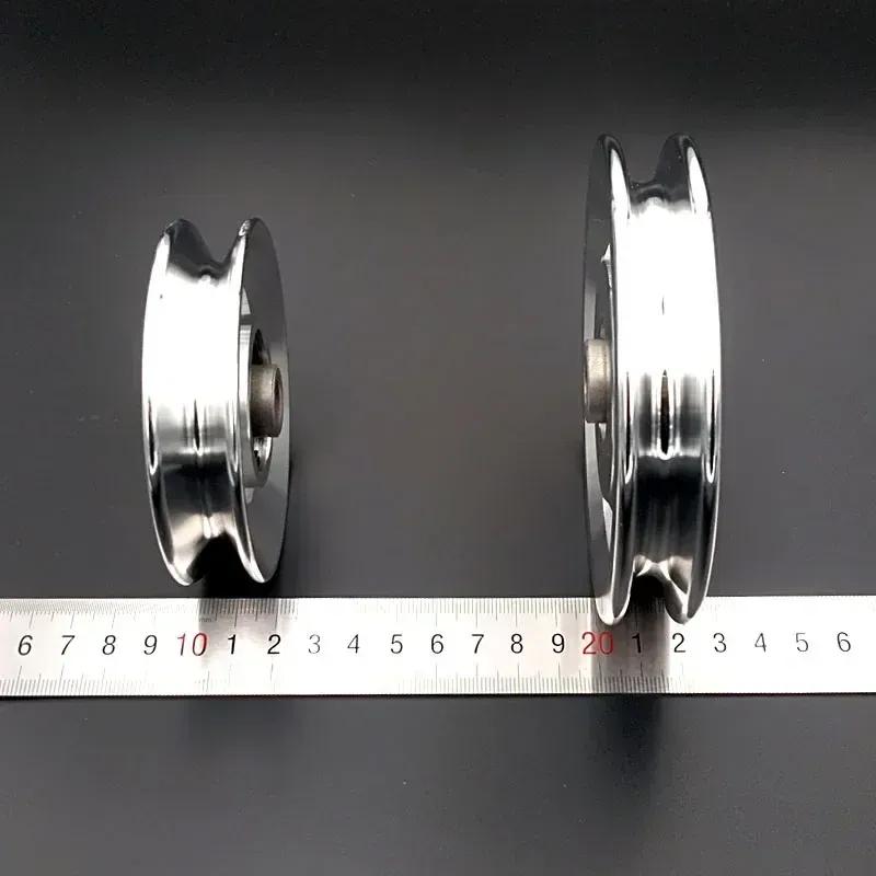 Universal Aluminium Alloy Bearing Pulley Wheel Diameter 73mm&88mm&95mm&110mm&114mm 5 Size Suitable for Transmission Equipment