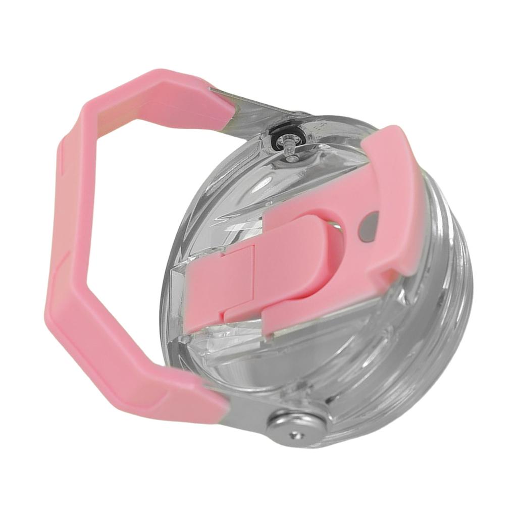 Capac de Plastic Transparent cu Mâner, Design Anti-Vărsare pentru Pahar Tumbler de 30oz, Capac cu Pai de Tip Flip, Capac Sigilant pentru Sticlă