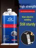 Super Adhesive: Multi-Surface Weld Glue for Plastic, Metal, Ceramic, Marble, Wood, and Stainless Steel.