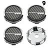 4PCS OD 60MM / ID 56MM Cap For Rims WORK EMOTION EQUIP MEISTER VS Emblem Wheel Center Cap Sport Car Logo Wheel Cover Hub Caps