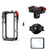 Flymile X6 Cage Metal Protective Case for Insta360 X6 Accessories Camera Aluminum Alloy Frame Cage with Silicone Lens Cover
