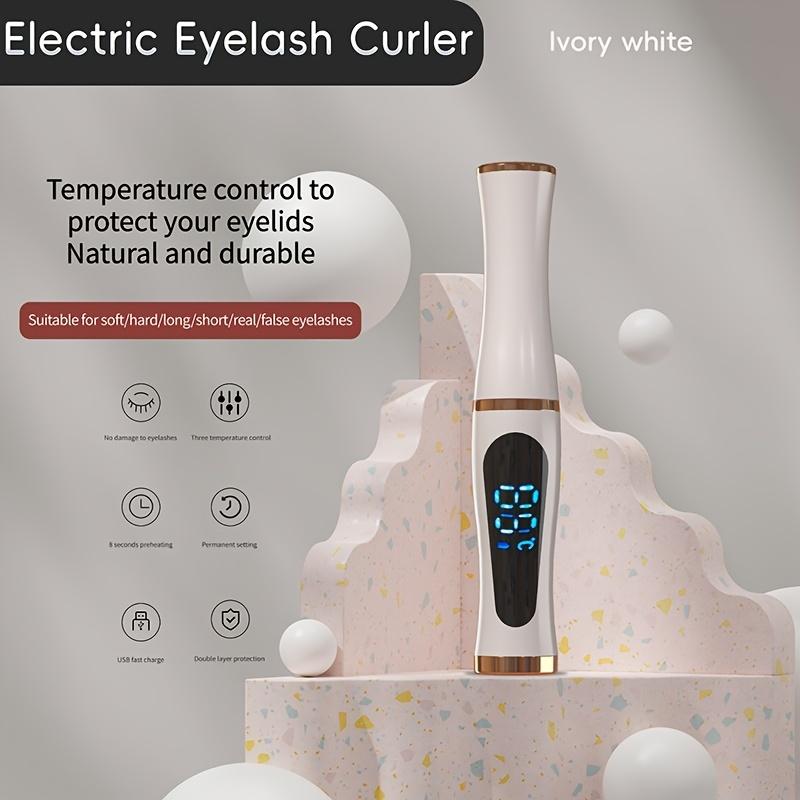 Fast Electric Eyelash Curler, Perfectly Curled Lashes, Long-Lasting Hold, USB Rechargeable, Suitable for Home Use and Travel,Portable Eyelash Curler