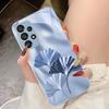 Abstract Ginkgo Leaves For Samsung Galaxy S10 4G S20 11E 30 S21 22 S24 Fe Pro S23 S25 Ultra 5G S9 Tempered Glass Phone Case