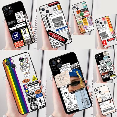 Barcode Label Cool Boys Girls Phone Case For iPhone 16 Pro 15 Pro 13 12 Mini 11 14 Pro Max XR 16 15 Plus 16e Cover Coque