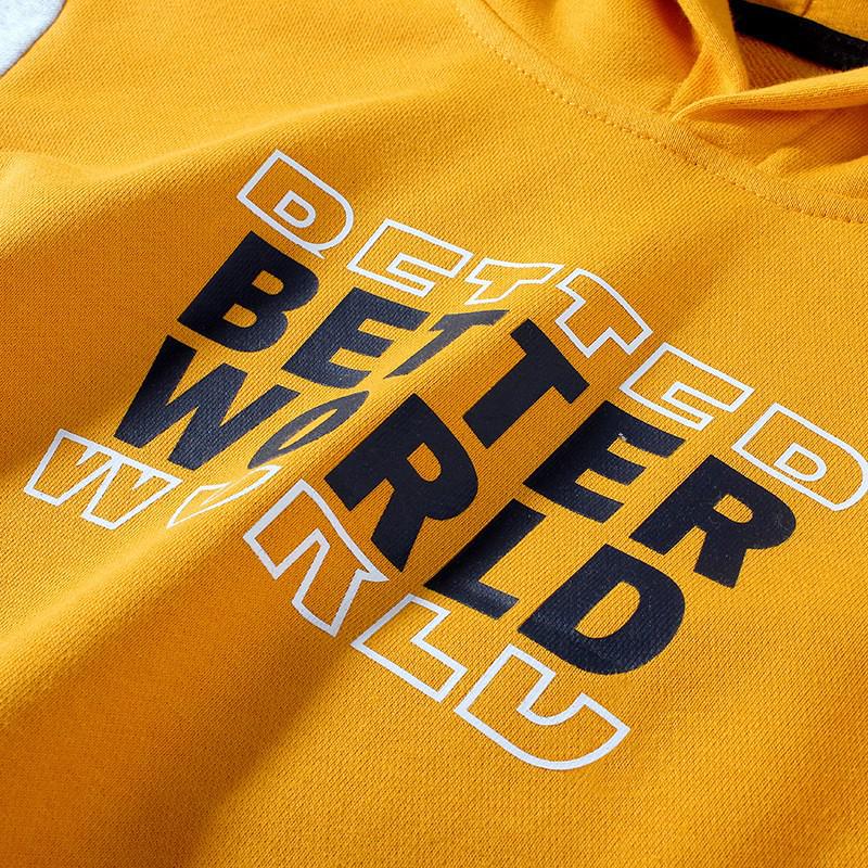 Neue Kapuzenpullover für Jungen im koreanischen Frühlingsstil: Dicke, warme Frottee-Oberteile für ältere Kinder