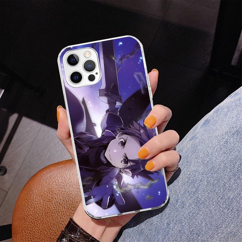 Sword Art Online Anime Phone Case For iPhone 17 Air 16 Pro Max 16E 15 + 14 Plus 11 12 13 Mini 7 8 SE Gift Print Cover Fundas 17