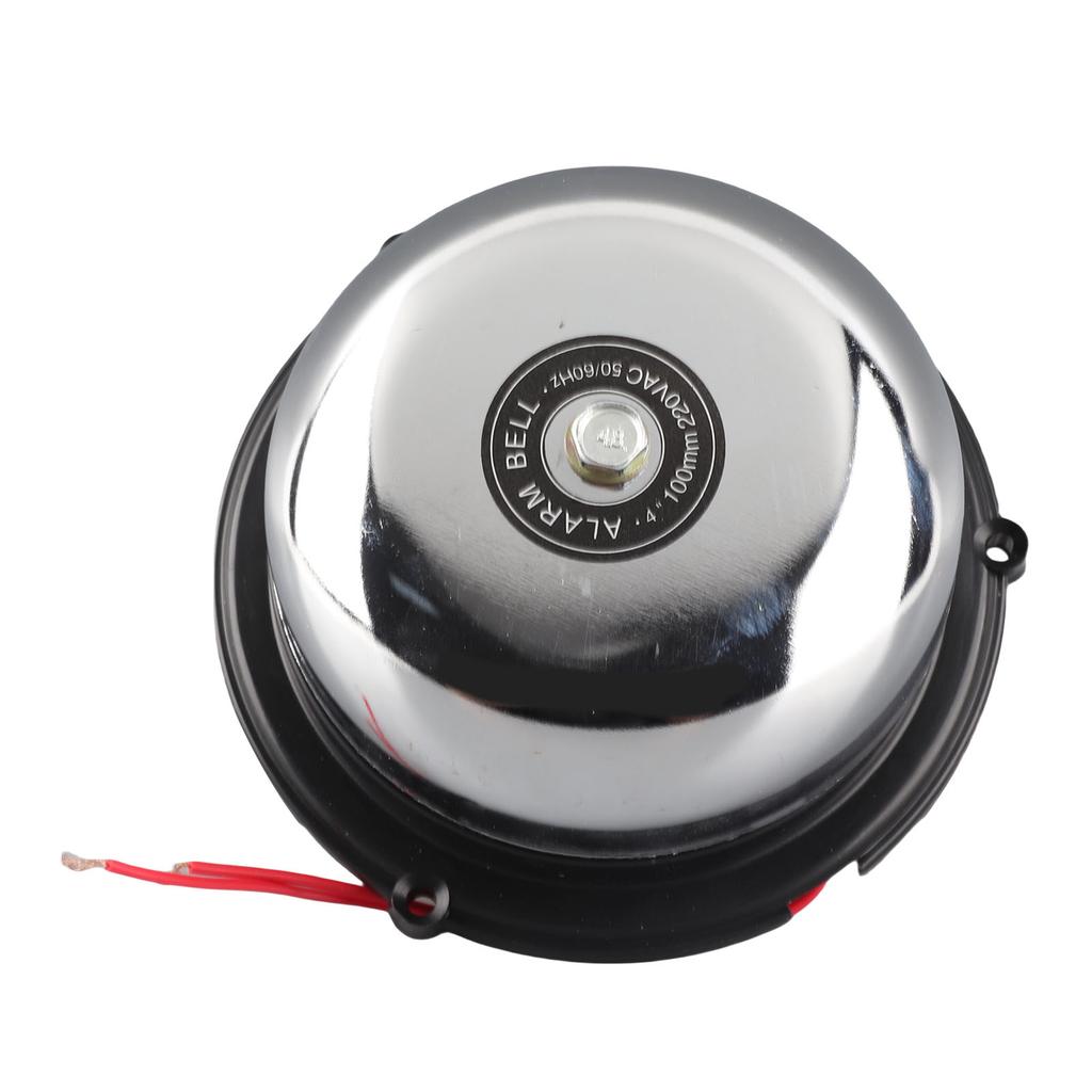 4 In Stainless Steel Electric Bell Inner Strike Type No Spark Bell 10W for Sound Signal