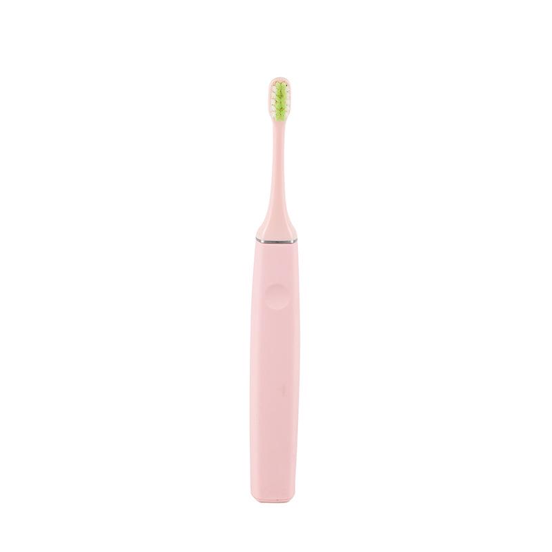 Rechargeable Ultrasonic Electric Toothbrush with Silicone Soft Bristles for Gum Protection - Adult Model