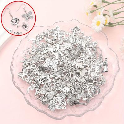 10/20/30pcs Alloy Pendant, Multiple Random Pendants, DIY Summer Beach Ankle Bracelet, Earring, Keychain, Phone Chain