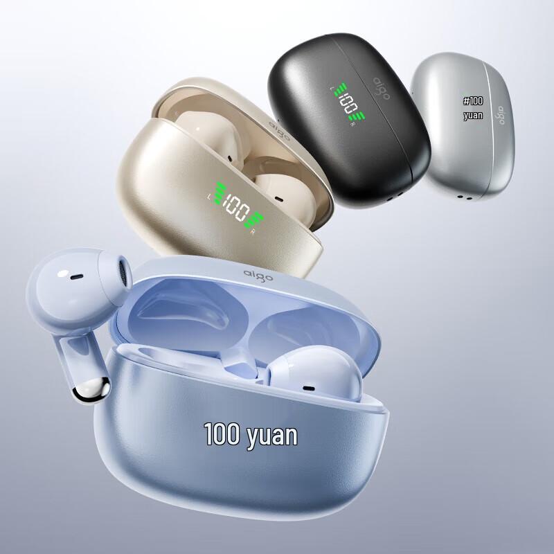 aigo TQ15 HIFI Wireless Bluetooth Semi-In-Ear Earbuds