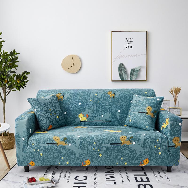 Four Seasons Universal Elastic All-Inclusive Cover Fabric Non-Slip Tight Sofa Cover Sofa Cushion Cover